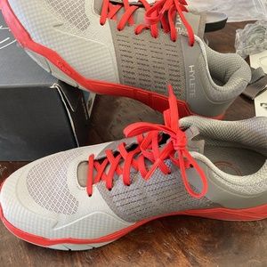 Red/Grey Vibram/Hylete Cross training shoes